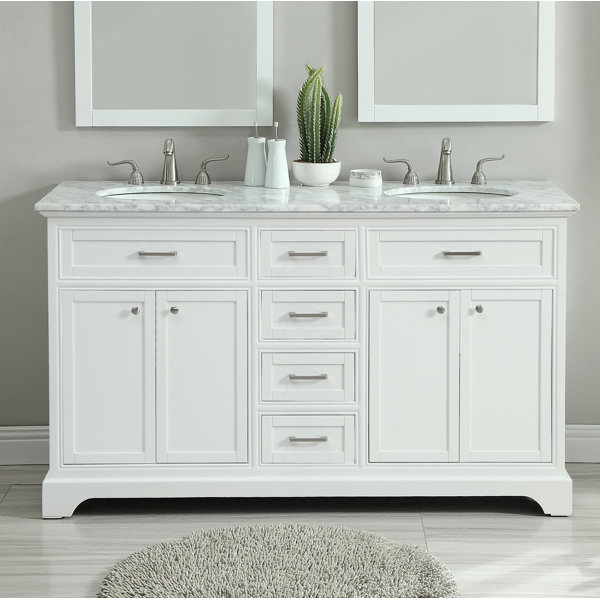 Darby Home Co Darry 60" Double Bathroom Vanity Set & Reviews Wayfair